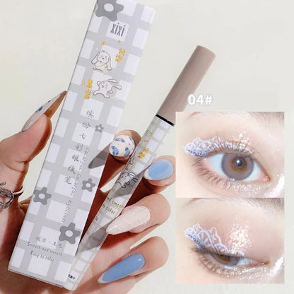 Colorful Liquid Eyeliner Pencil Matte Waterproof Not Blooming Eyeliner Long Lasting Liquid Eye Liner Pen Eye Makeup Cosmetics