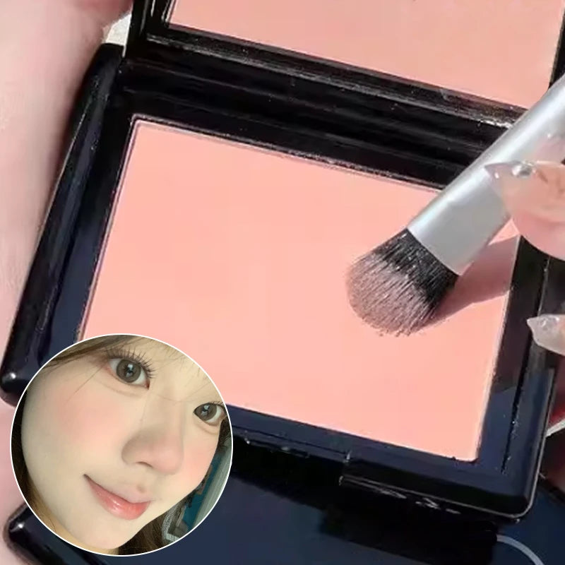 Monochrome Matte Blusher Palette Long Waterproof Low Saturation Facial Rouge Powder Natural Cheek Color Brightening Face Makeup